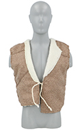 Shearling vest (beige)