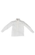 White long-sleeved shirt without pocket