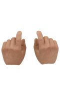 Pair of Caucasian male hands