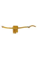 Yellow fantasy belt with pouch, Yuna Final Fantasy X-2 style
