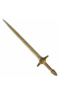 Persian long sword with aged bronze / gold finish