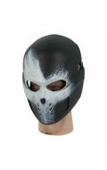 Crossbones skull-effect mask