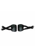 Black tactical knee pads