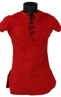 Velvet Medieval Shirt (Red)