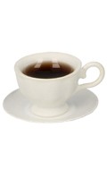 Coffee Cup with Saucer (White)