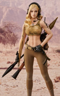 Desert Female Soldier - Thalia (Blonde Hair)